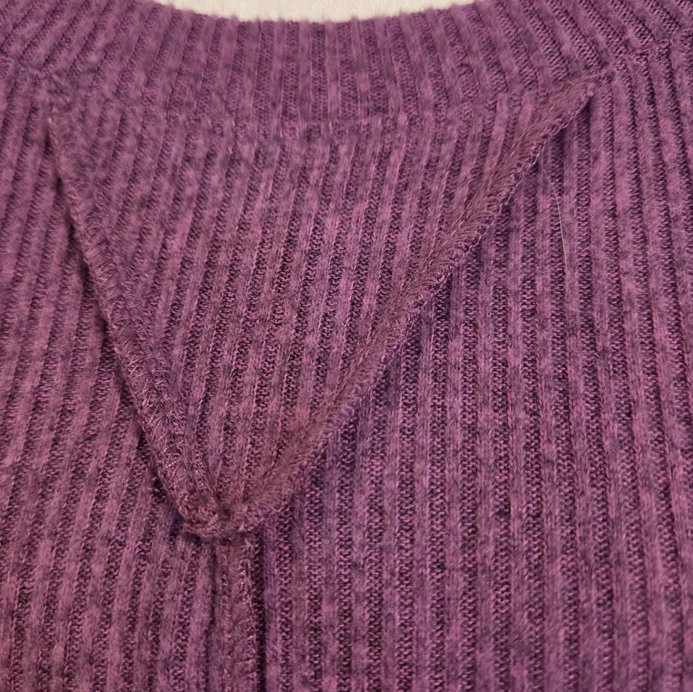 Andree By Unit  Purple (Ish) Ribbed Women's Sweater Size 1X